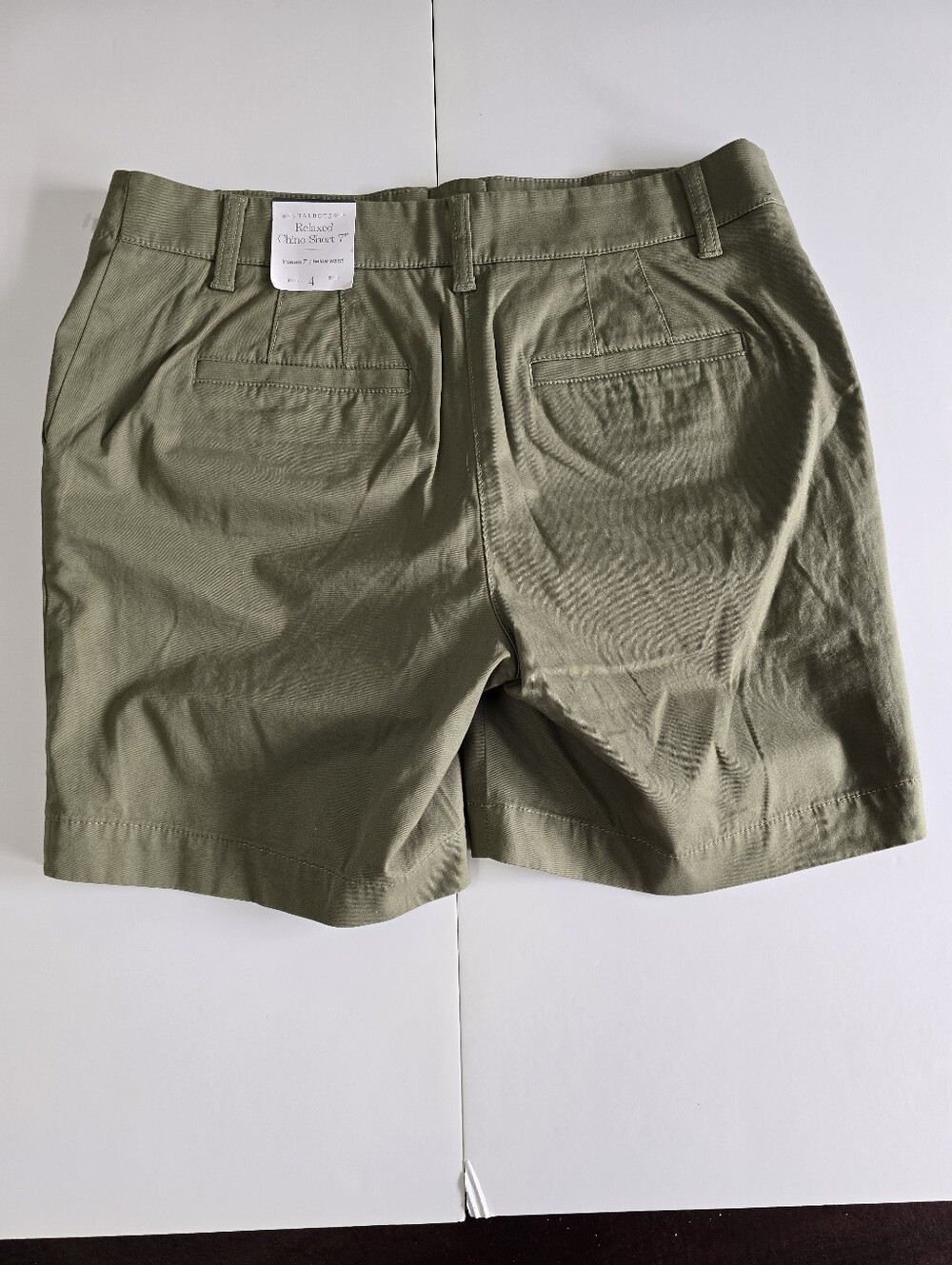 Talbots NWT Olive Green Relaxed Chino Shorts - Picture 2 of 3